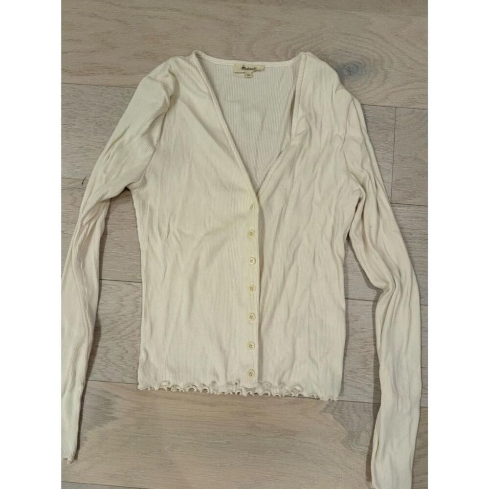 Madewell Women's Cream T-shirt